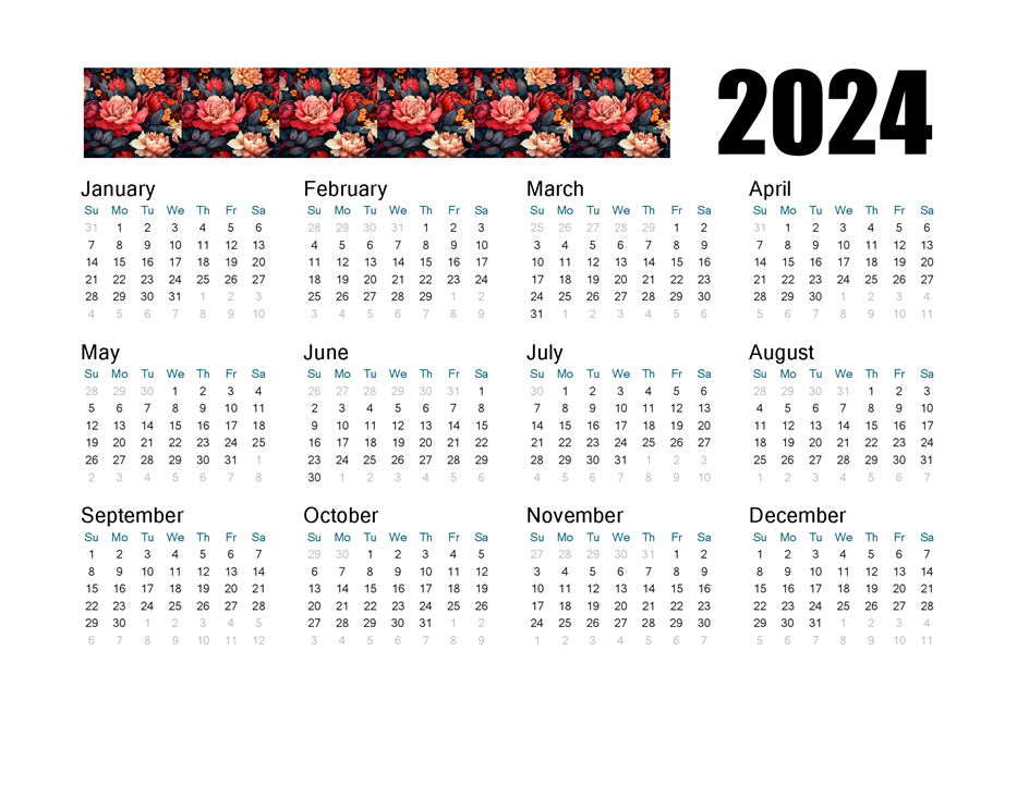 2023 Monthly Ice Cream Calendars Monthly Calendars Simply Love PLR