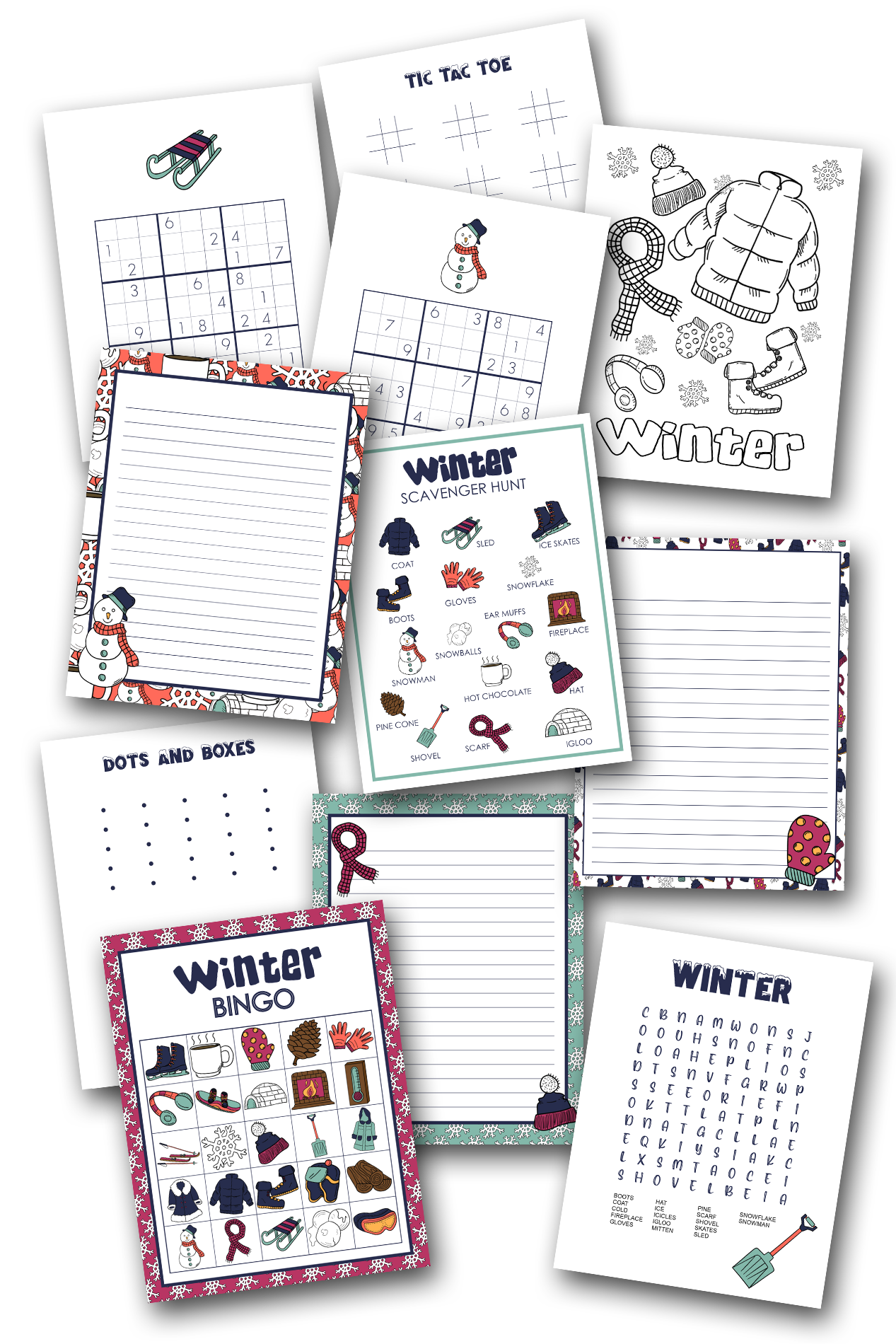 Simply Love PLR Winter Activity Set