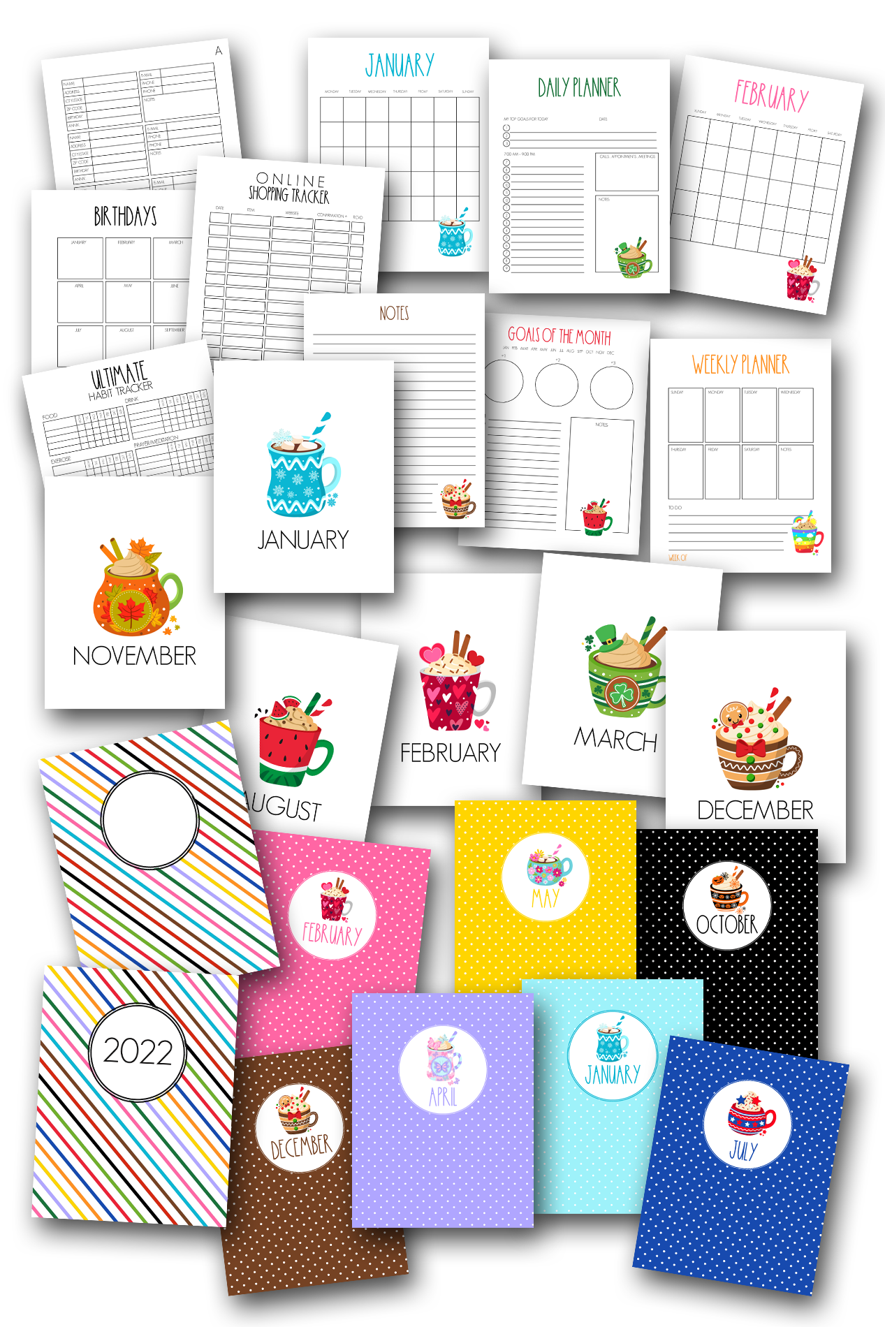 Year of the Mug Home Organization Planner Journal