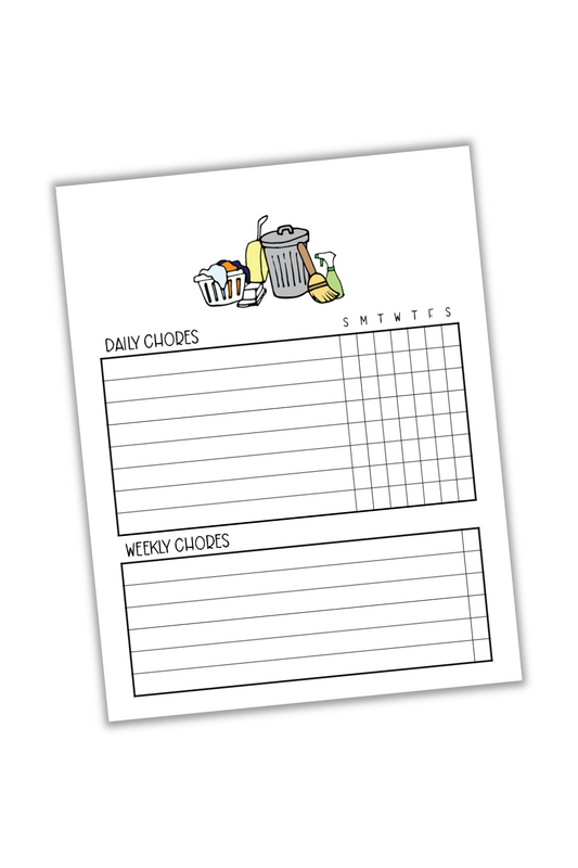 Chore Chart Template