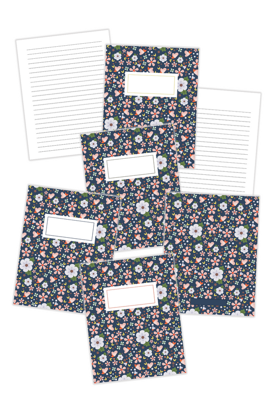 Simply Love PLR Flower Dark Blue Book Covers