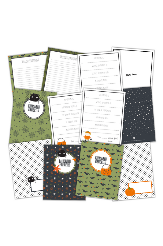 Simply Love PLR Halloween Memories Journal Green