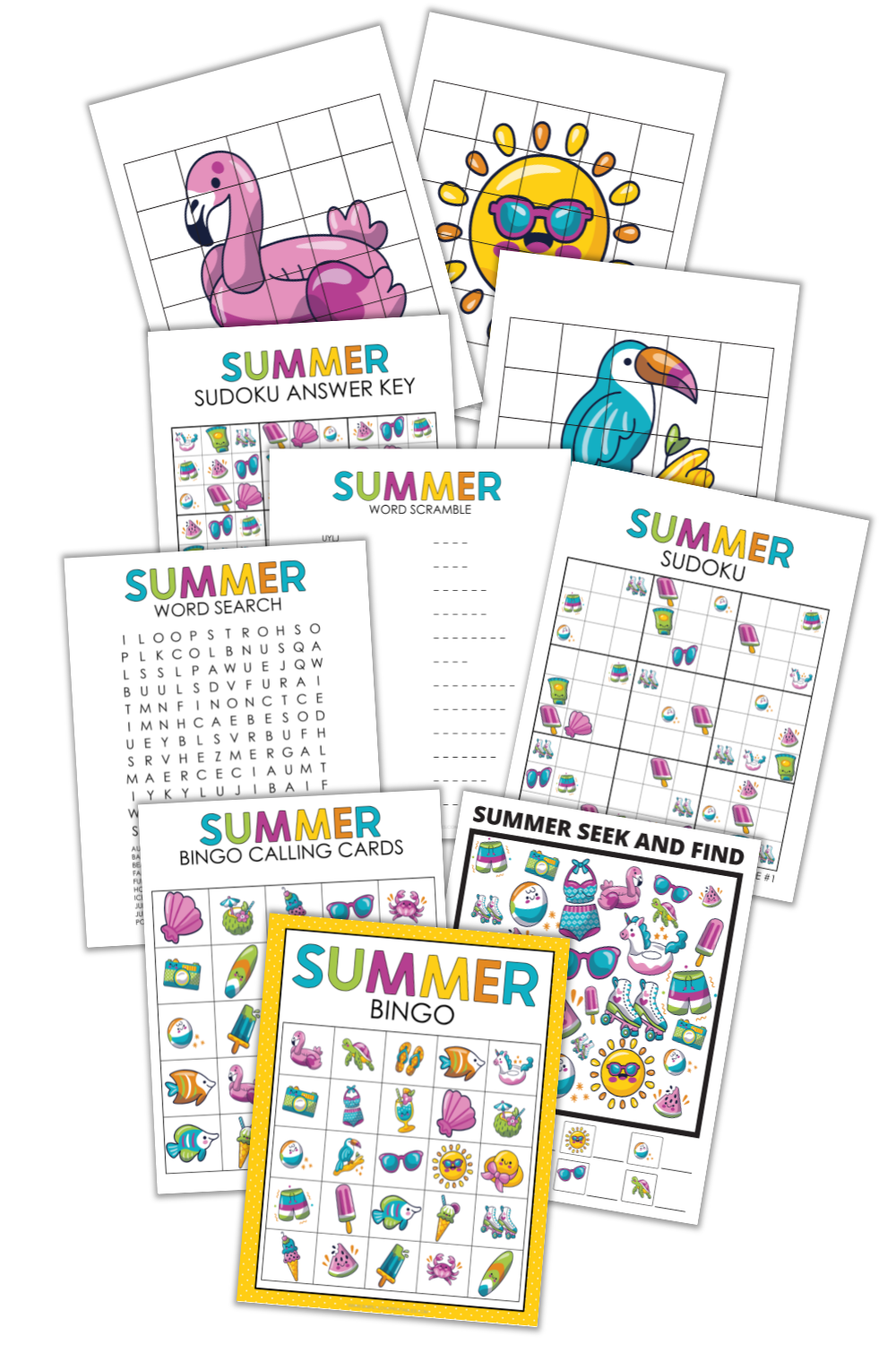 Simply Love PLR DFY Summer Activity Set