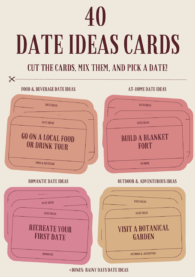 40 DATE IDEAS CARDS