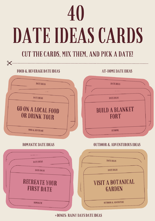 40 DATE IDEAS CARDS