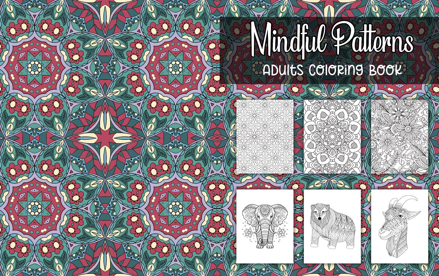 MINDFULNESS PATTERNS COLORING BOOK – Simply Love PLR