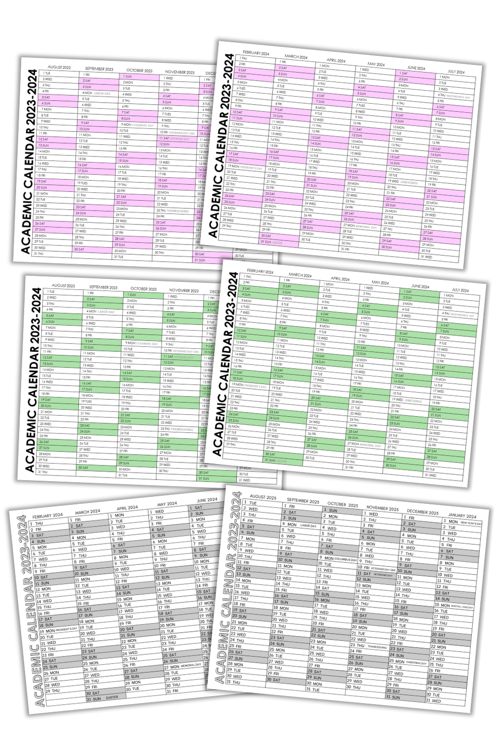 2023-2024 Academic Year Calendar