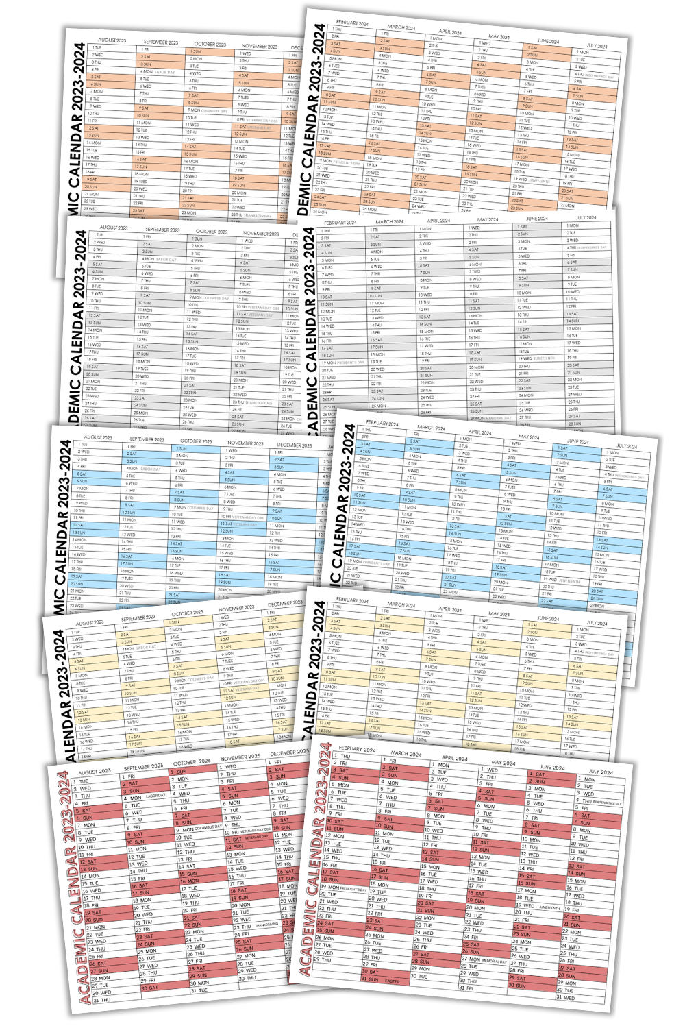 2023-2024 Academic Year Calendar