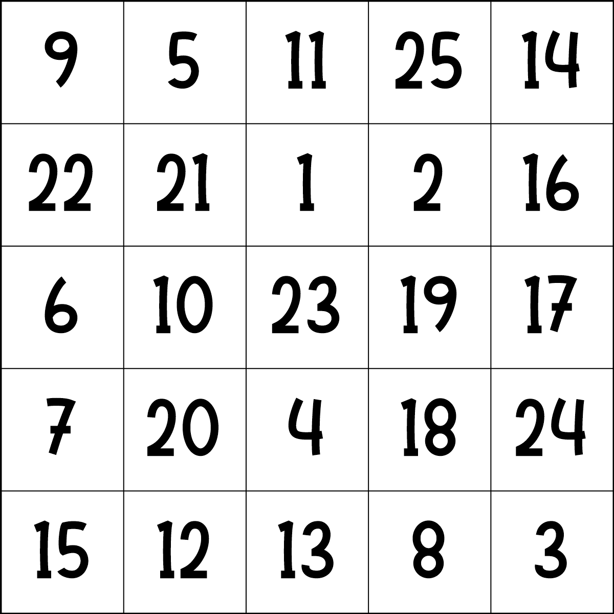 Simply Love PLR Number Bingo Template Set