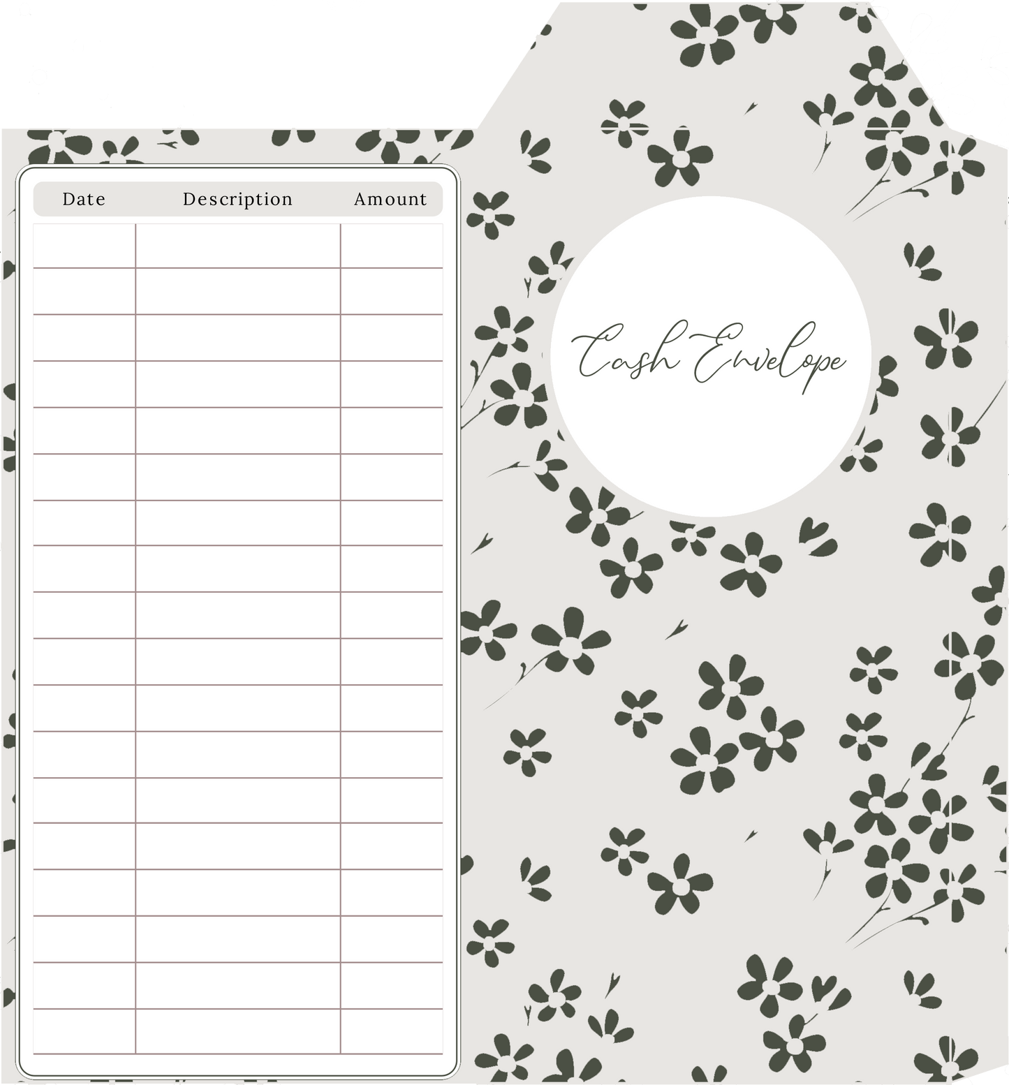 FLORAL CASH ENVELOPES - SET OF 10