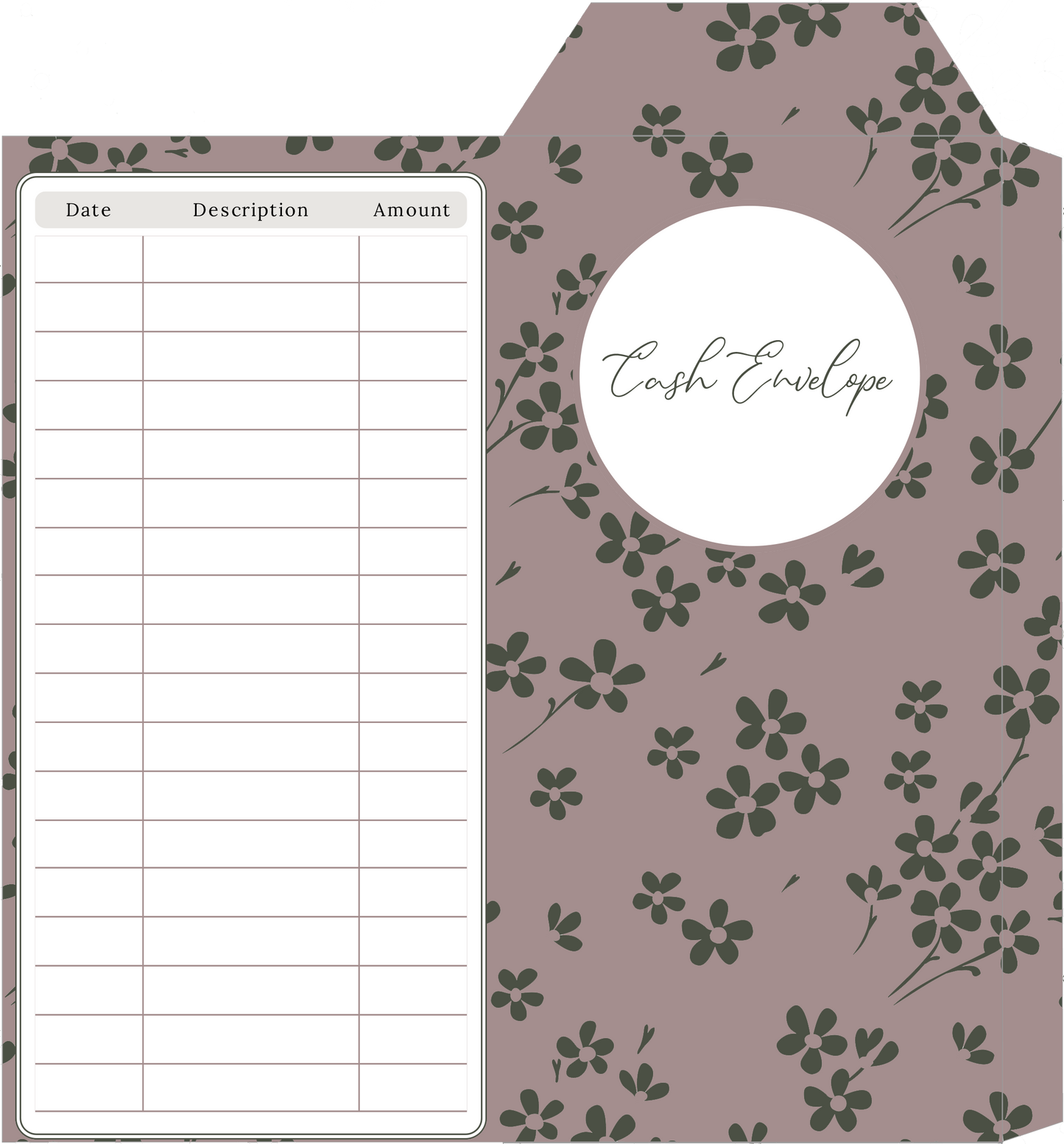 FLORAL CASH ENVELOPES - SET OF 10