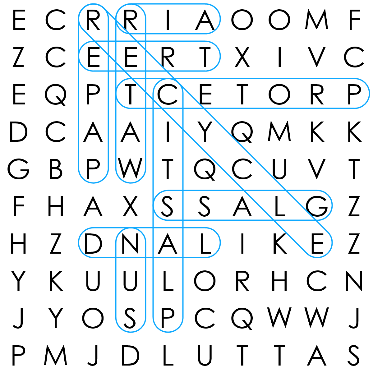Simply Love PLR Earth Day Word Search Answer Key