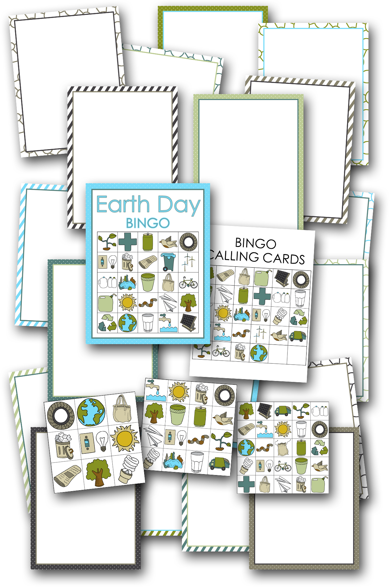 Simply Love PLR Earth Day Bingo Template Set 