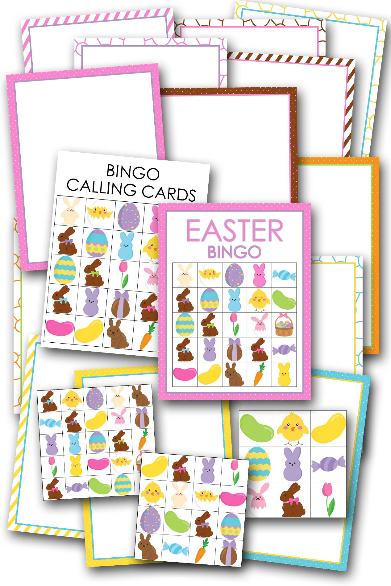 Simply Love PLR Easter Bingo Template Set