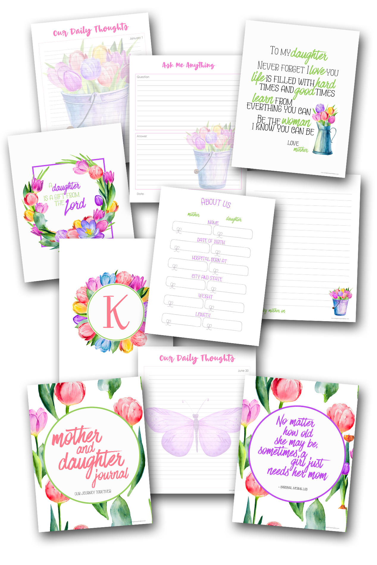 Simply Love PLR Mother and Daughter Journal