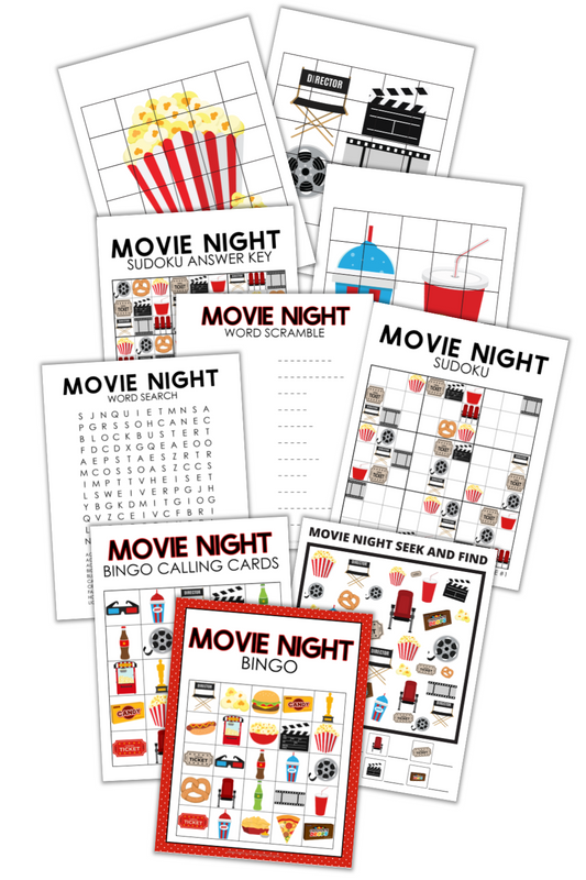 Movie Night Activity Set