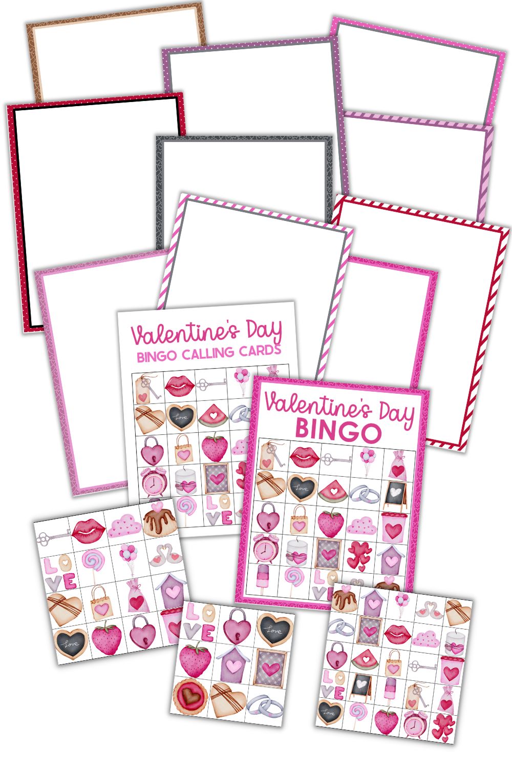 Simply Love Printab les Valentine's Day Bingo Template