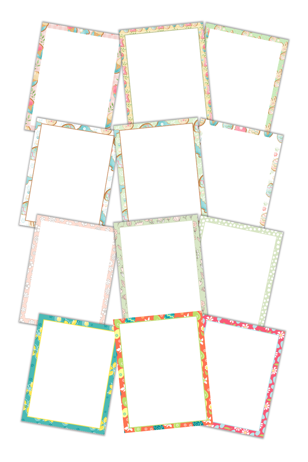 Printable Spring Frames Spring & Easter Frames | Printable Easter Frames | Simply Love PLR