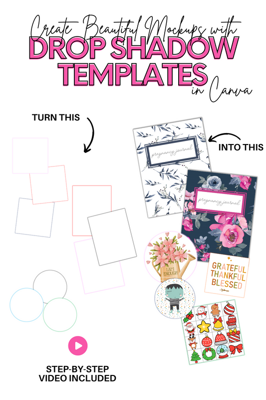 Simply Love PLR Drop Shadow Templates