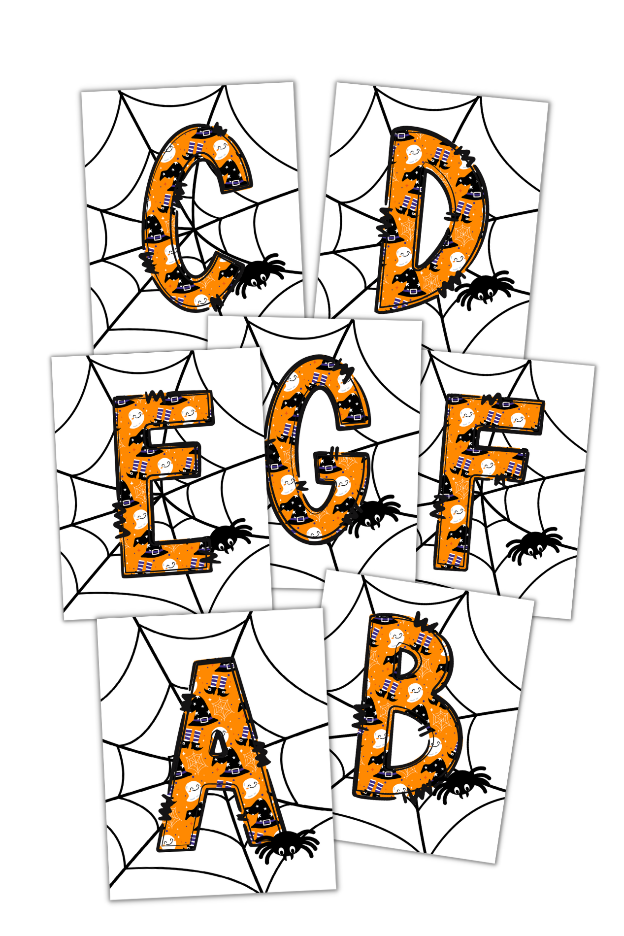 HALLOWEEN-THEMED MONOGRAM PRINTABLES