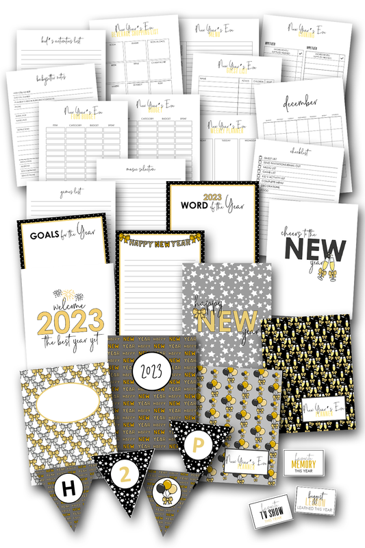 NEW YEAR'S EVE PLANNER 92-pages