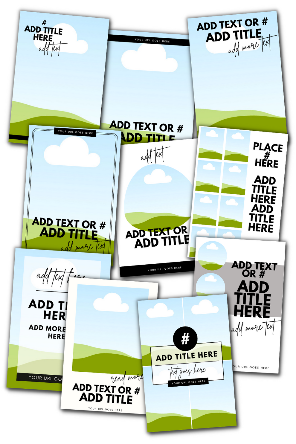 10 Pinterest Pin Templates | Pinterest Pin Templates | Simply Love PLR
