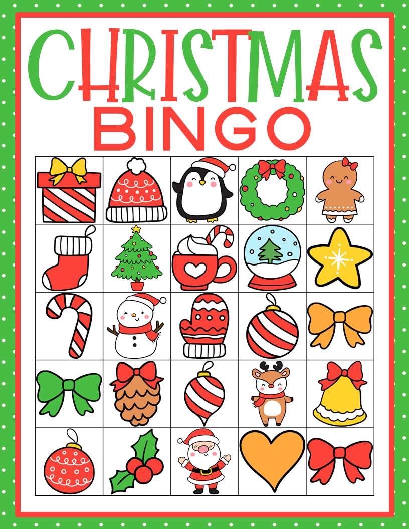 christmas bingo template set – simply love plr